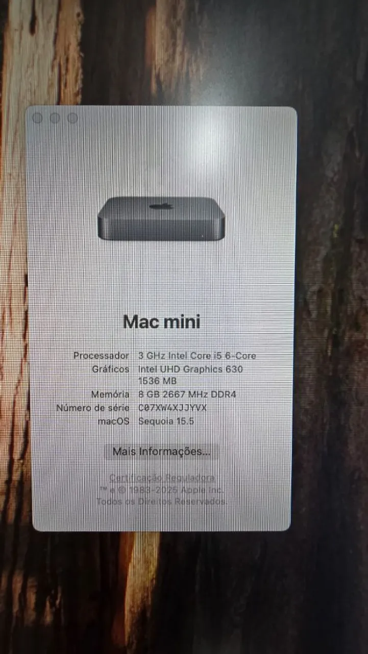 mac mini 2018 i5