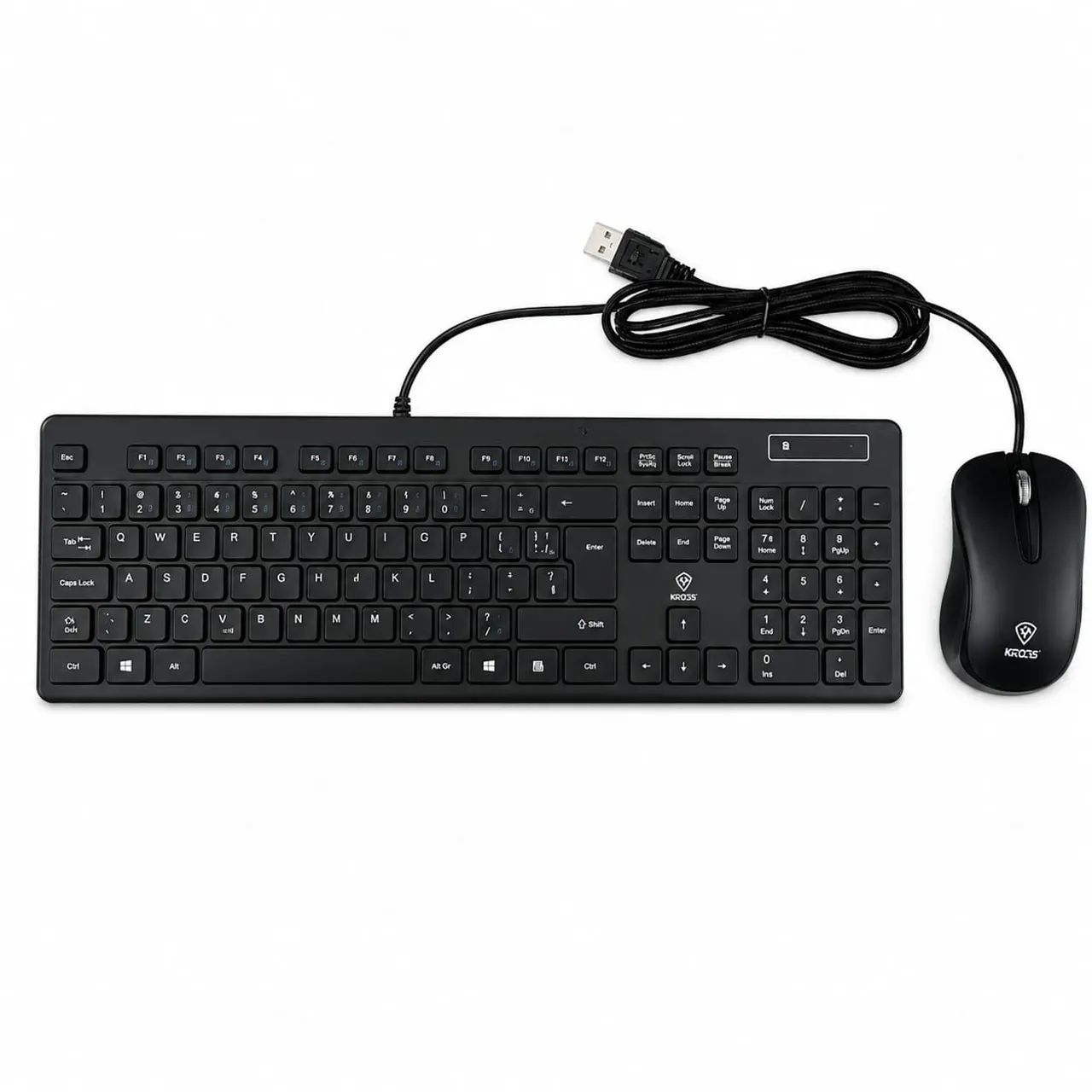 KIT TECLADO E MOUSE KROOS ELEGANCE COM FIO - Foto 3