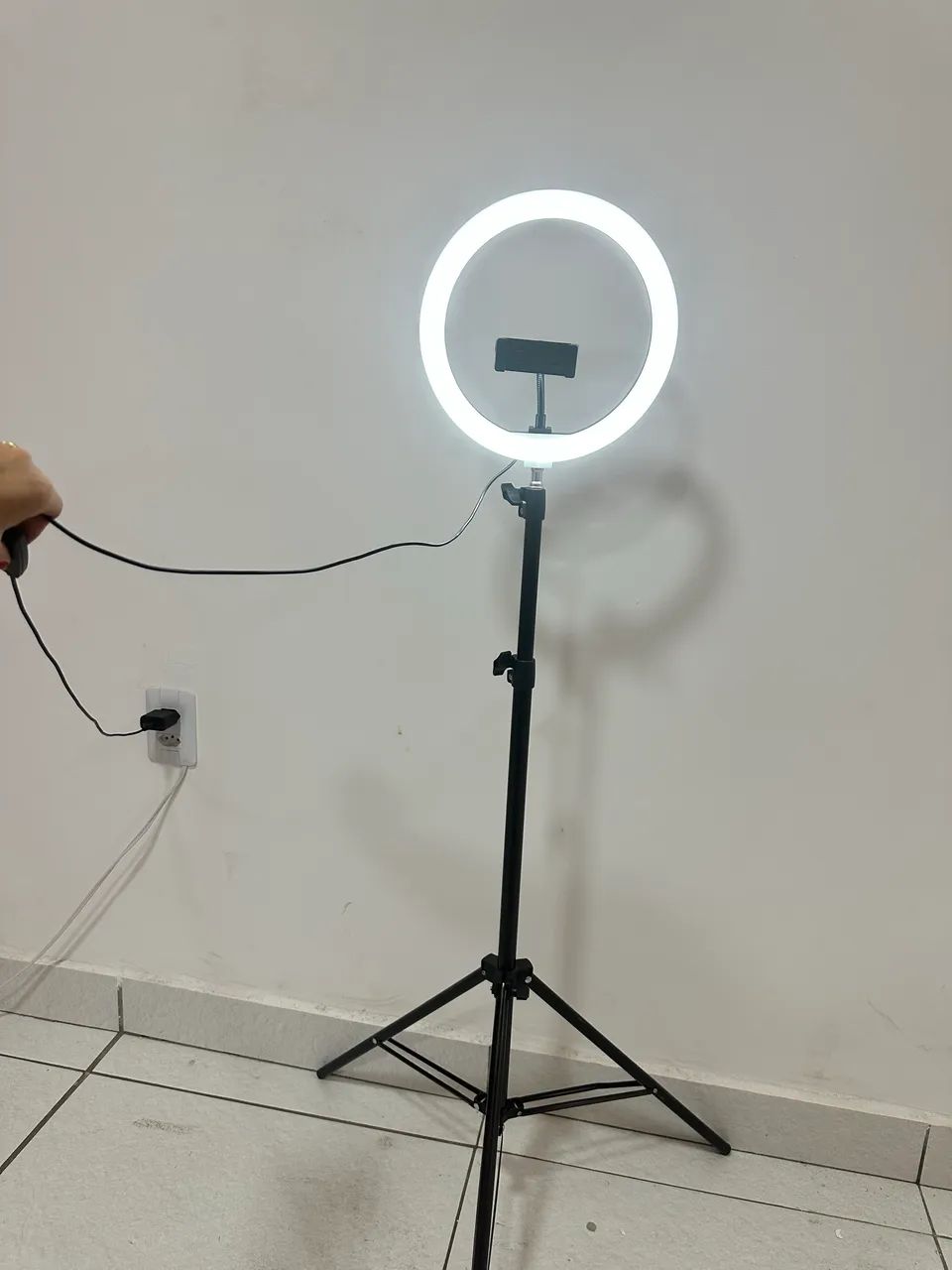 Ring Light Iluminador 10 Polegadas Com Tripé De 2.10 Metro SU - Foto 2