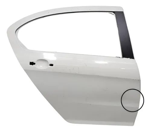 Porta Traseira Direita Peugeot 408 Branca 2011 2014 00376