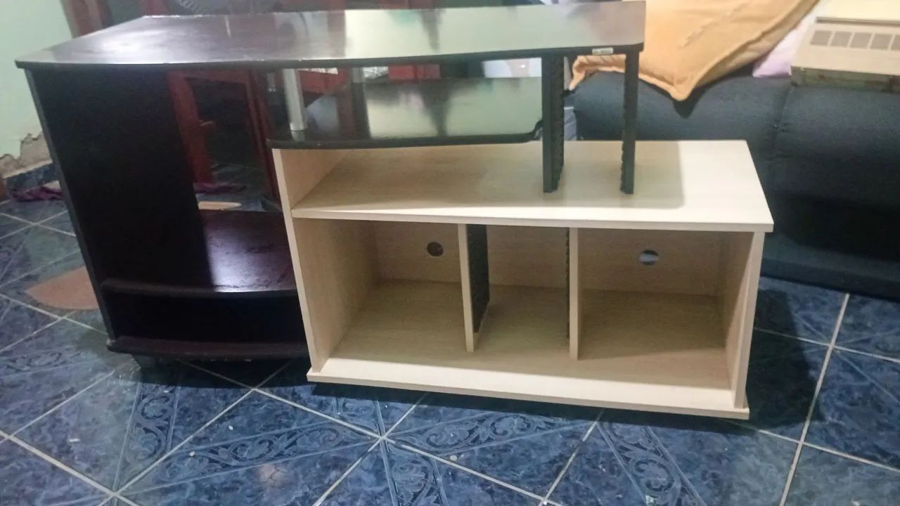 Rack para TV e aparelho de som. - Foto 2