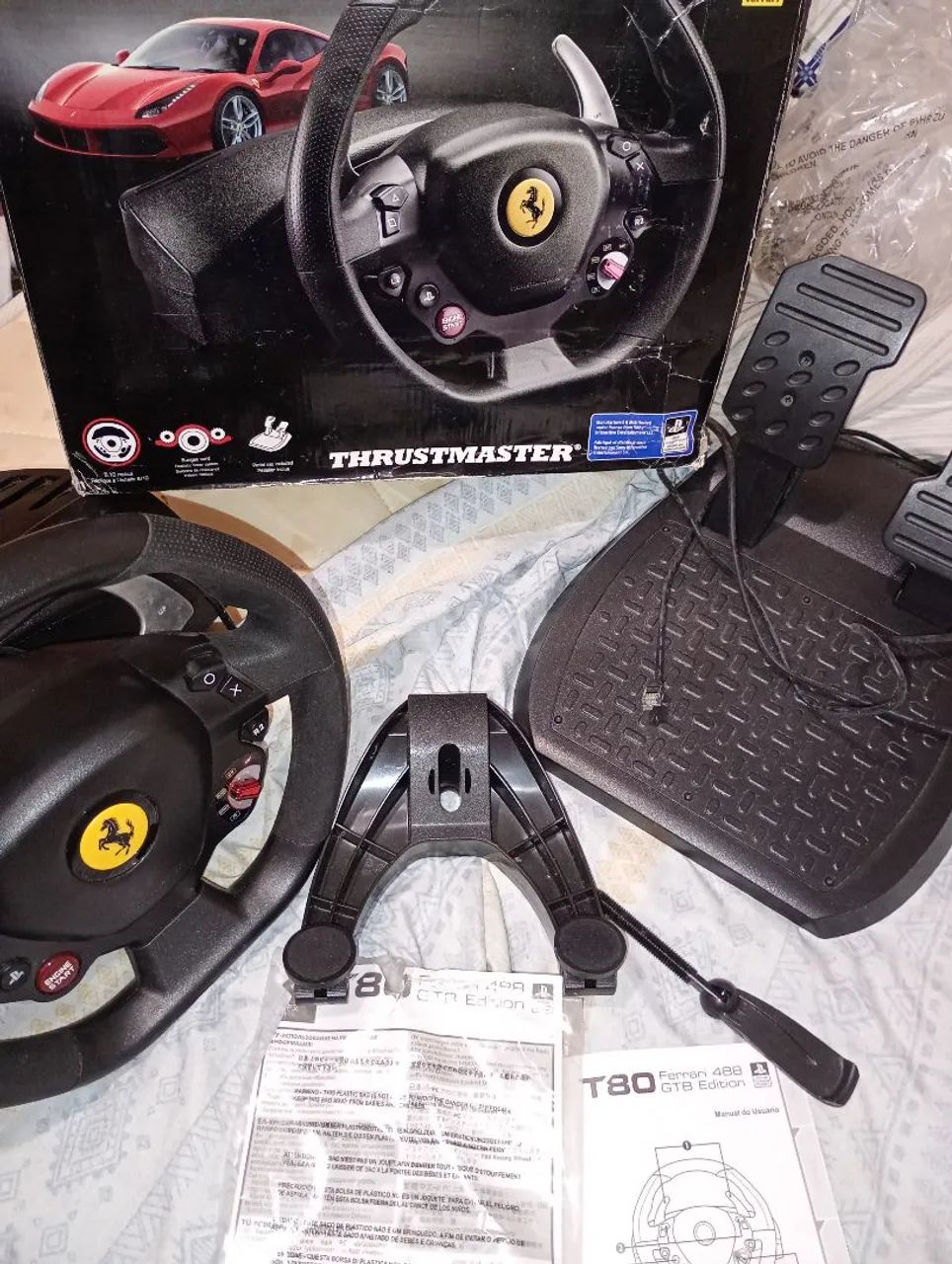 Kit volante e pedal Ferrari 