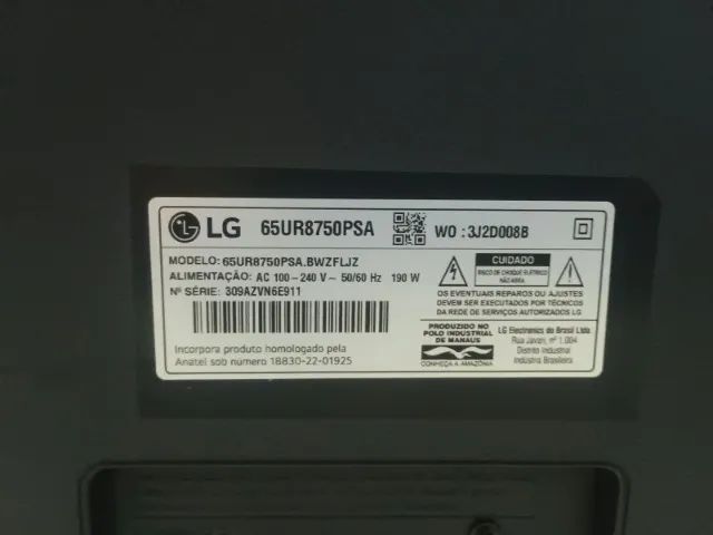 TV LG 65 POLEGADAS COM DEFEITO  - Foto 3