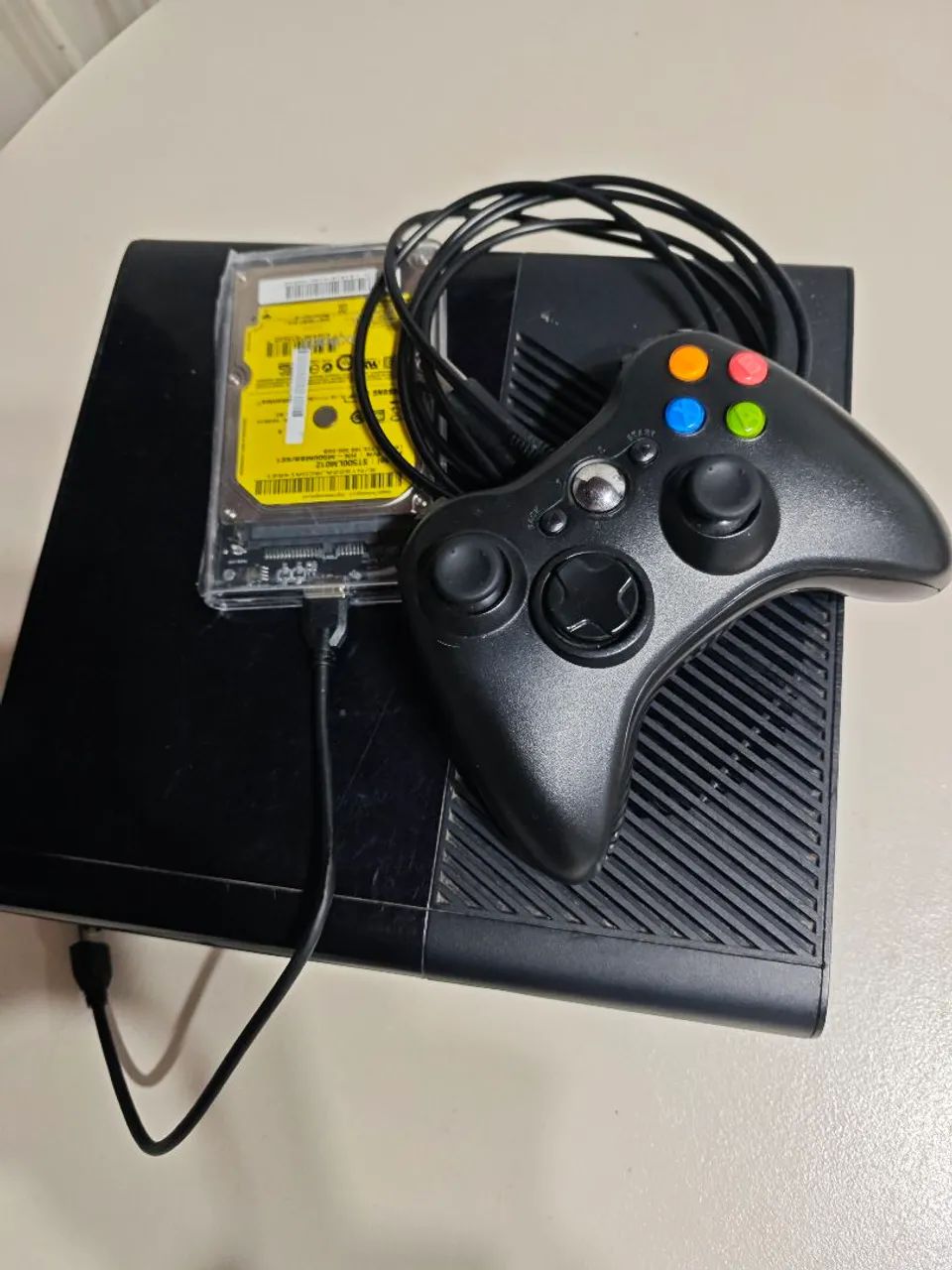 Xbox 360 super slim + HD com jogos - Foto 2