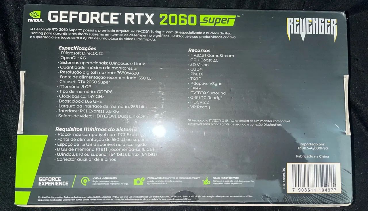 PLACA DE VIDEO RTX2060 SUPER 8GB - Foto 5