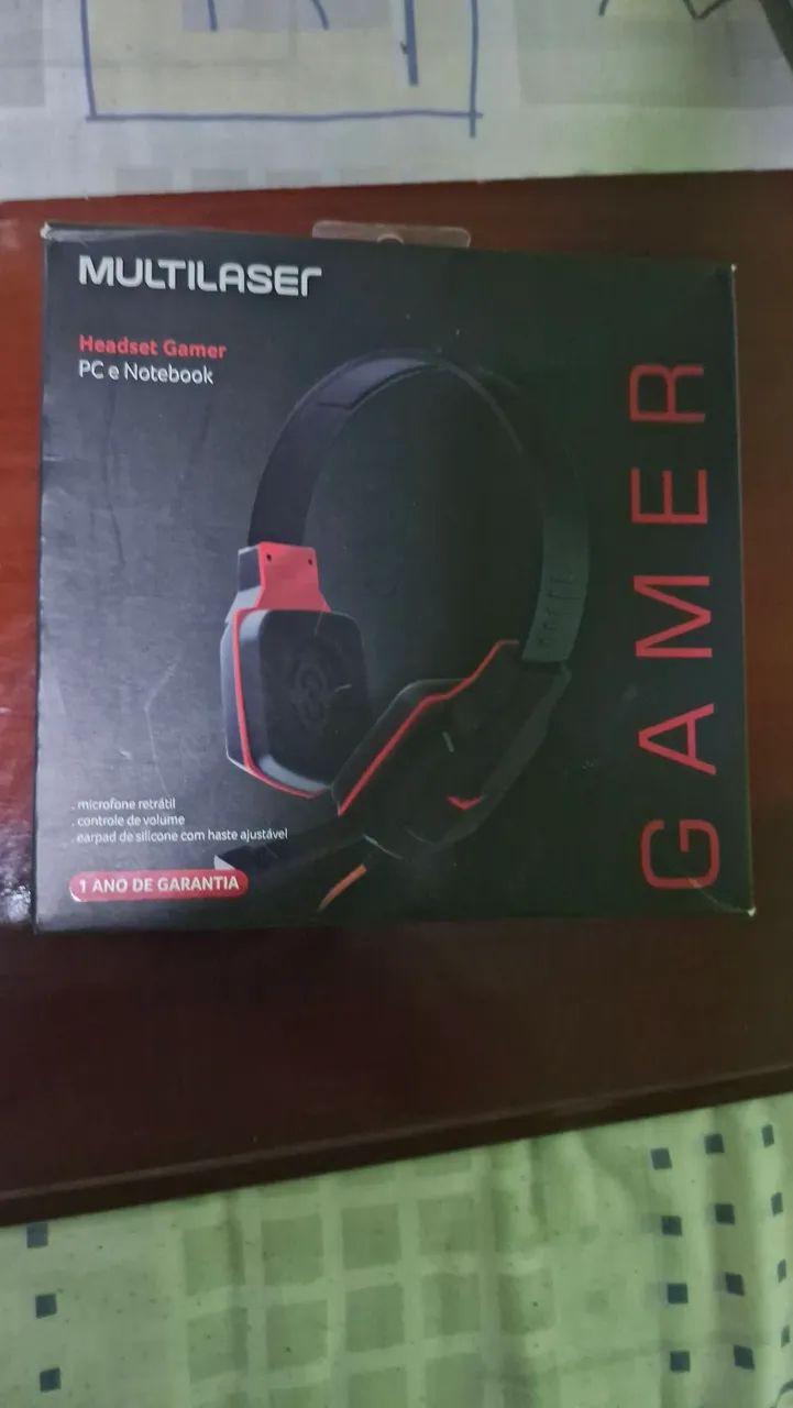 Headset Gamer Multilaser Pc e Notebook Retratil