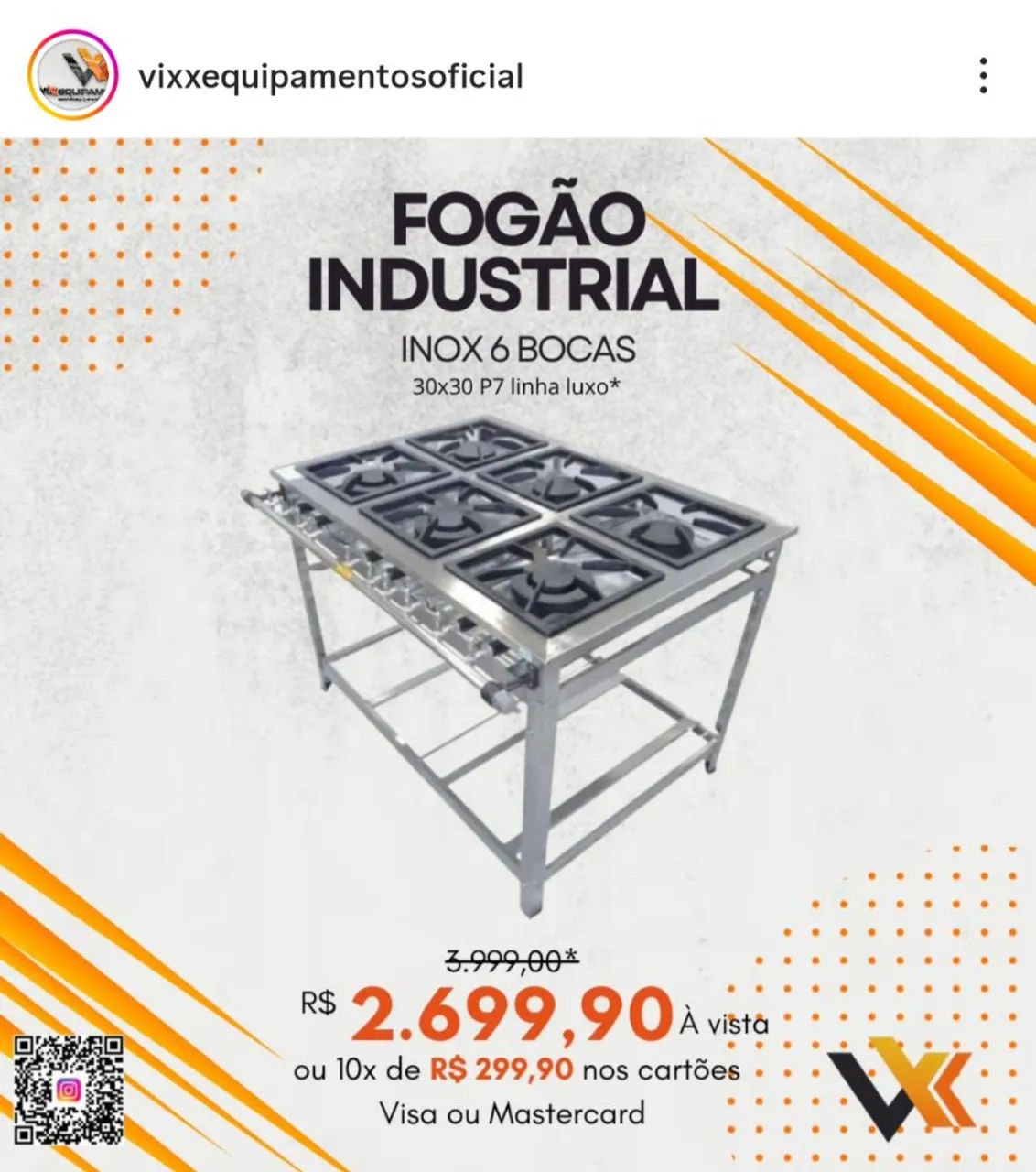 Fogão industrial inox  - Foto 2