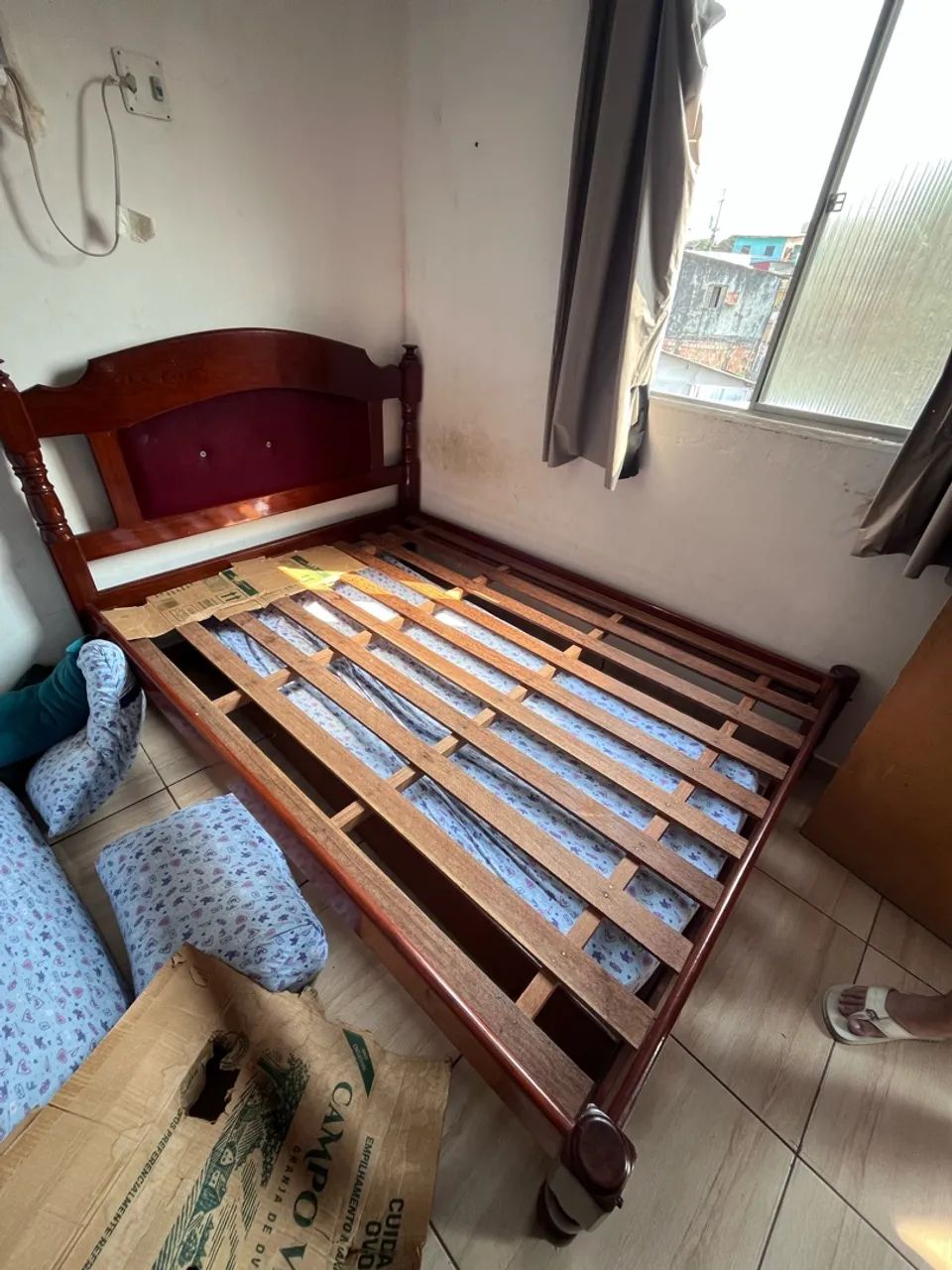 Vendo bicama madeira maciça 600 - Foto 4