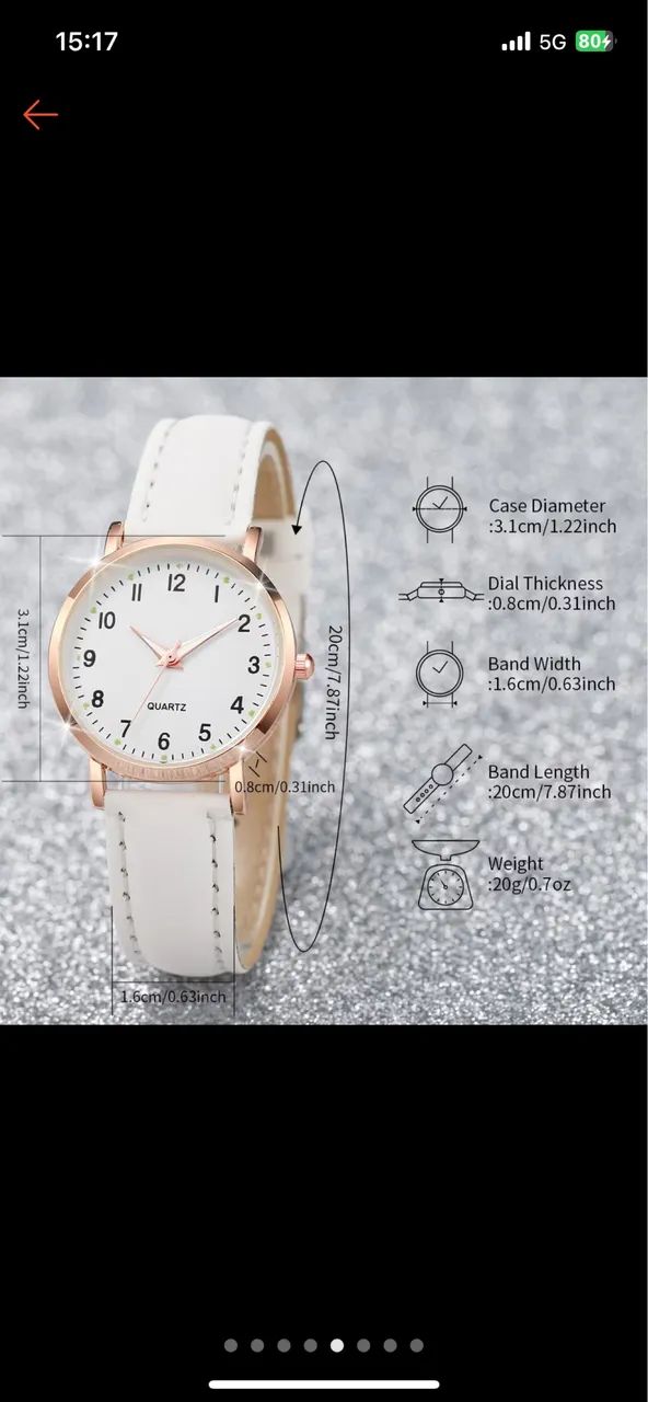 Relógio feminino  - Foto 3