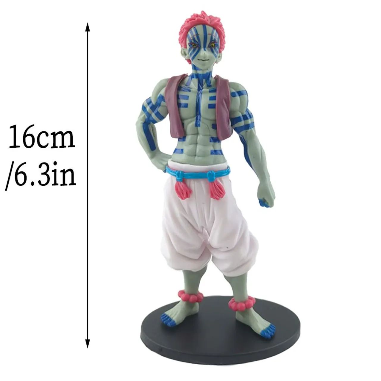 Boneco Akaza Miniatura Demon Slayer Kimetsu 16cm - Foto 3
