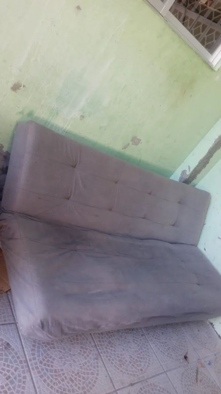 Sofá Cama + Rack + Armário de cozinha