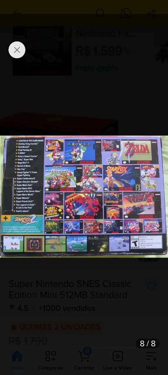 Super Nintendo classic Edition - Foto 5