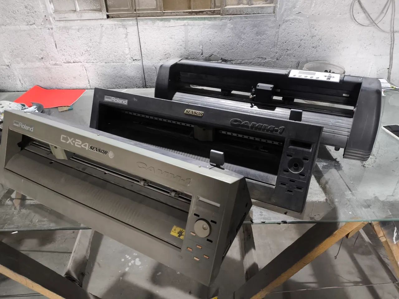 vendo 3 plotter de recorte 2  Roland e 1 cutting plotter de 60cm p Ret de peças ou arrumar - Foto 2