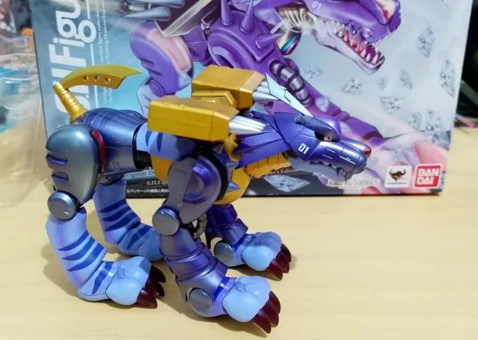 2 Digimon - Wargreymon e Metal Garurumon - Bandai - Foto 3