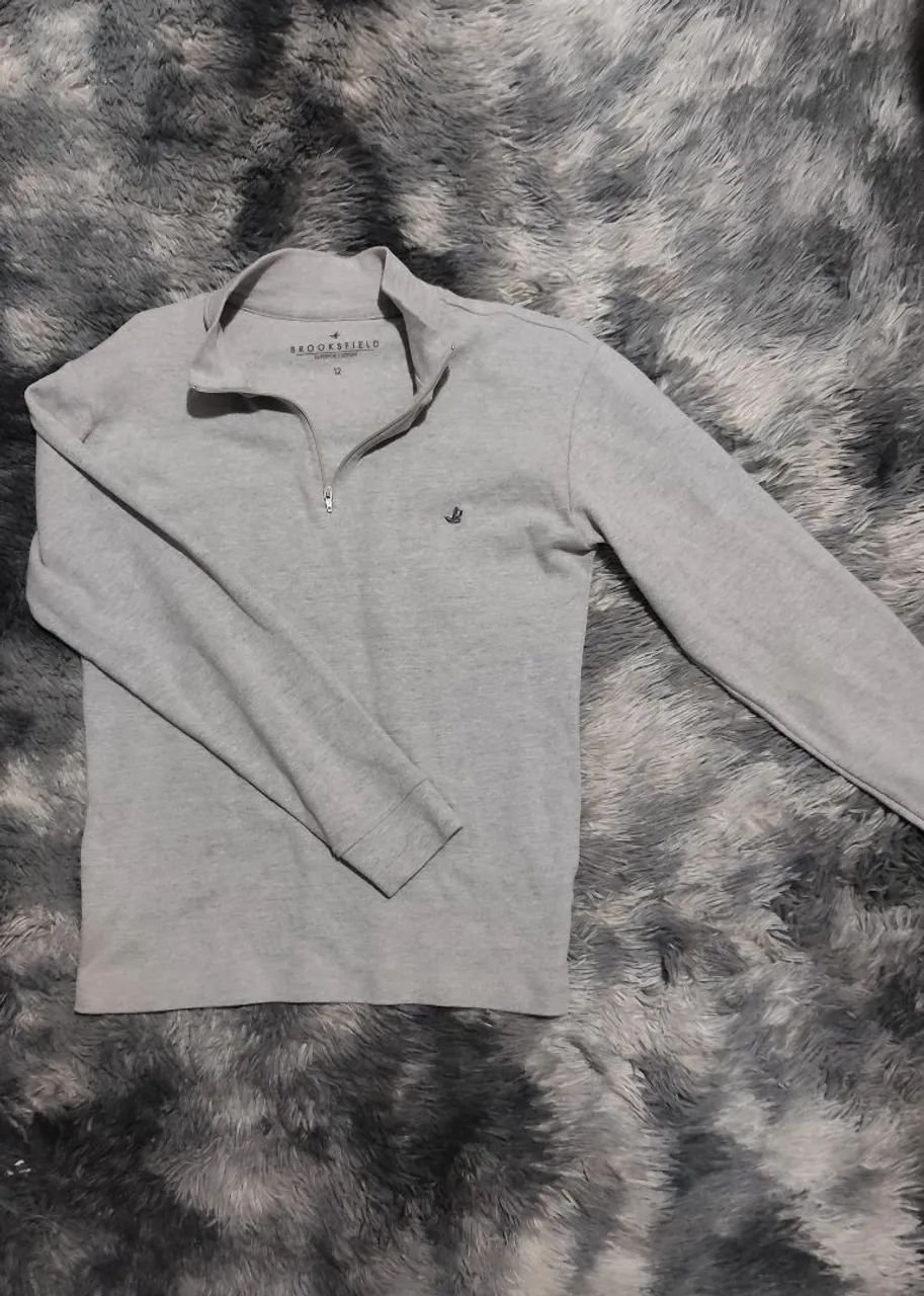 Blusa meio zíper Brooksfield jr 