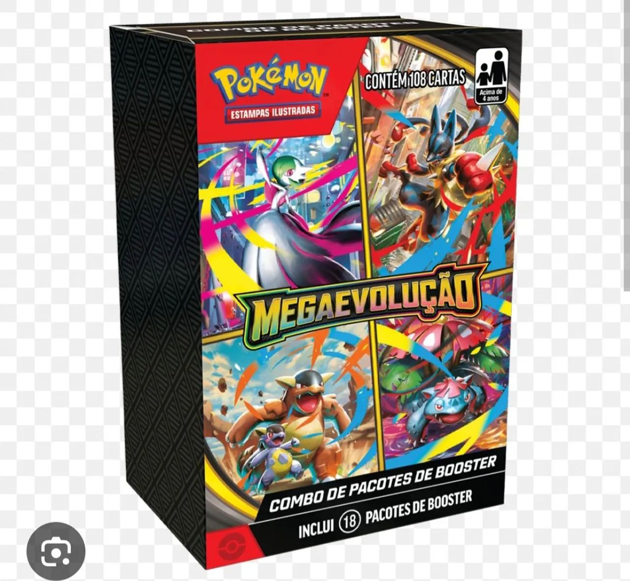 Pokémon Mini BOSTER box Mega Evolução 
