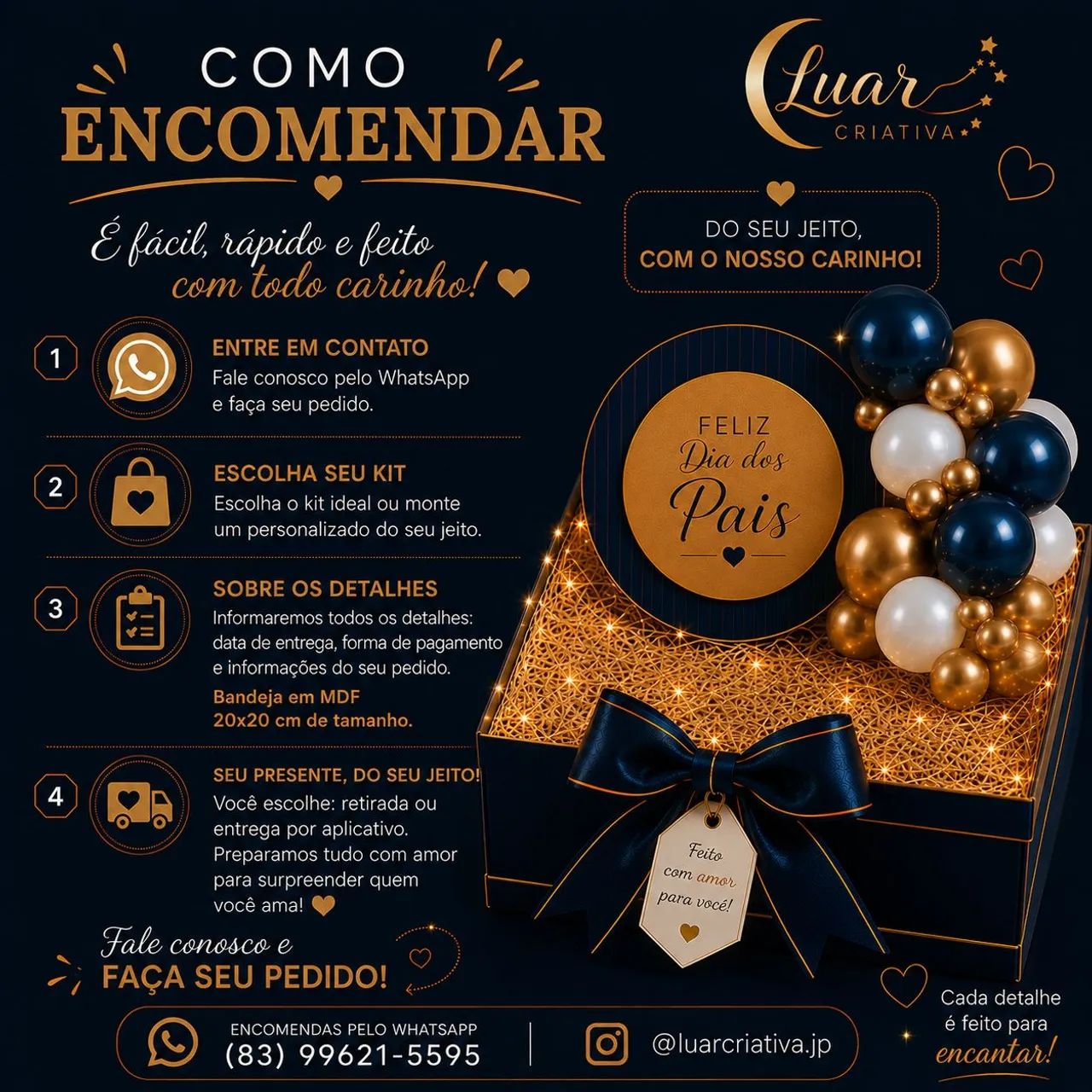 Bandejas personalizada | dia dos Pais  - Foto 4
