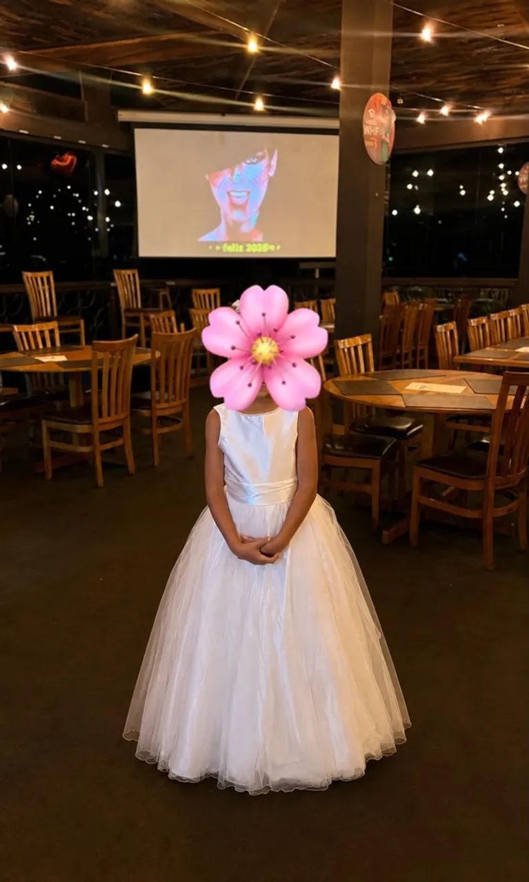 Vestido branco infantil  - Foto 2
