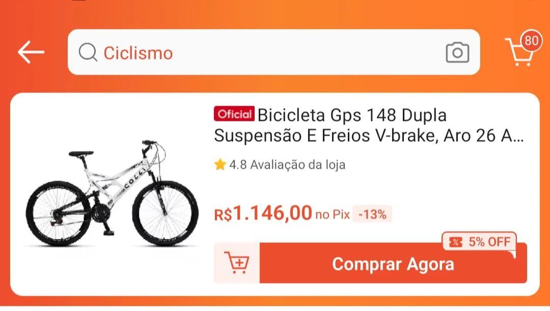 Bicicleta semi nova, aro 29 - Foto 4
