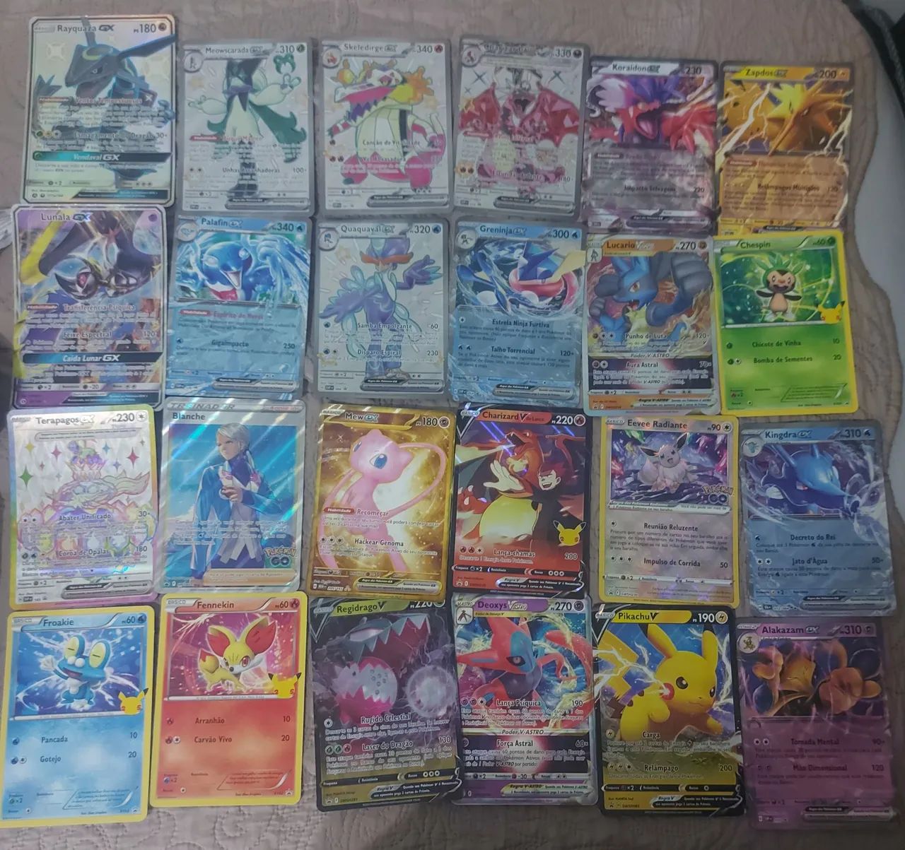 Coleção Cartas Jumbo Pokémon 24 Cartas Oversized 