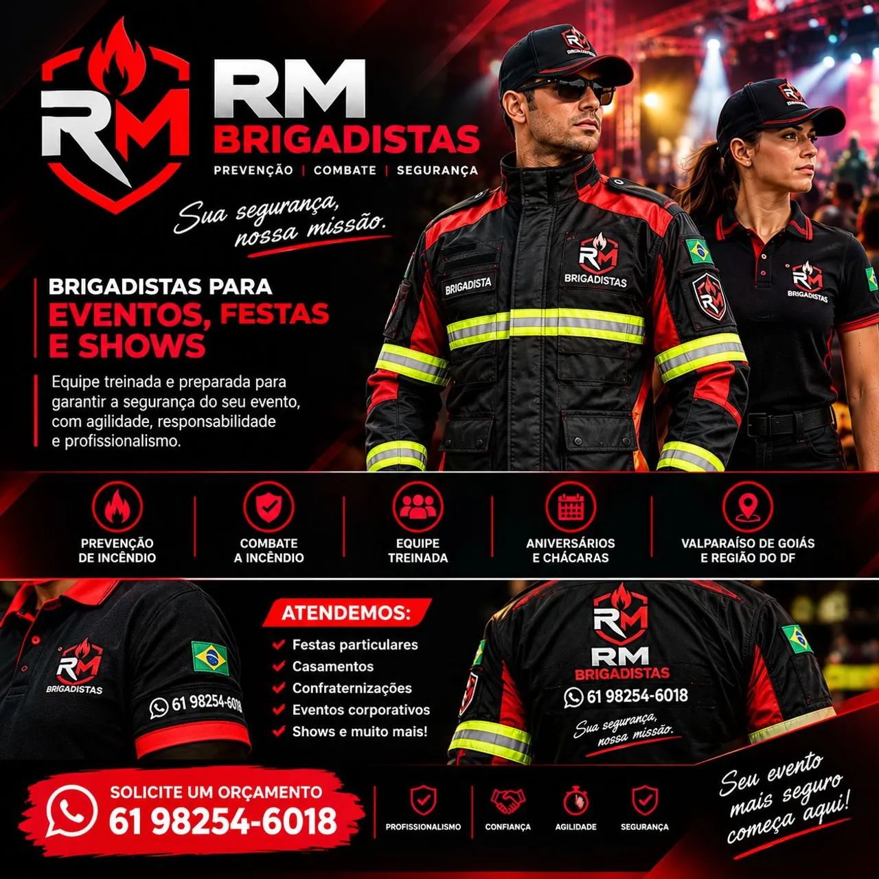 Brigadista para festas e eventos 
