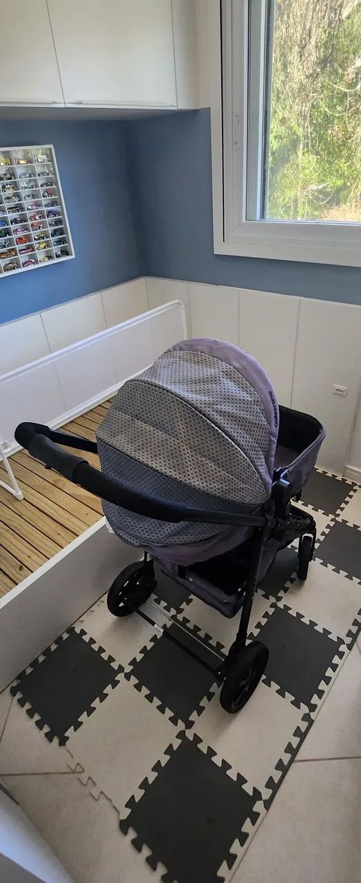 Vendo Carrinho Bebê Galzerano Moisés com bebê conforto - Foto 5
