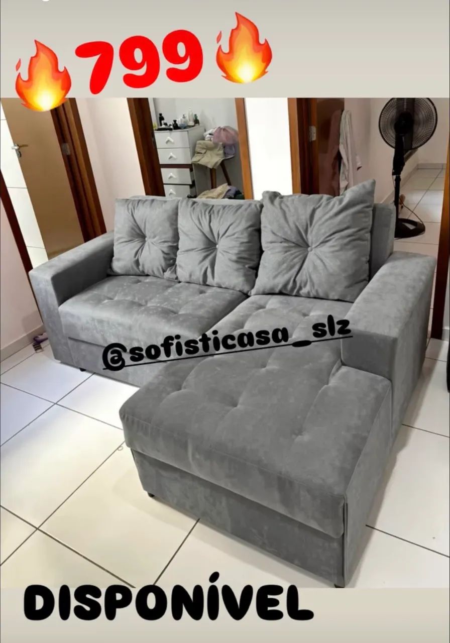 sofá novos , entrega grátis, sofá a partir de 549 - Foto 3