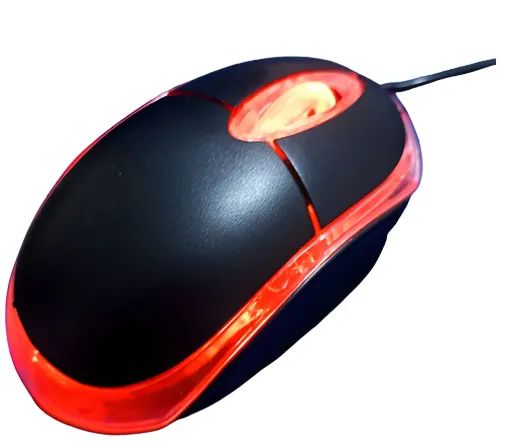 Mouse Com Fio Usb Mini Notebook Computador Ergonômico Preto - Foto 3