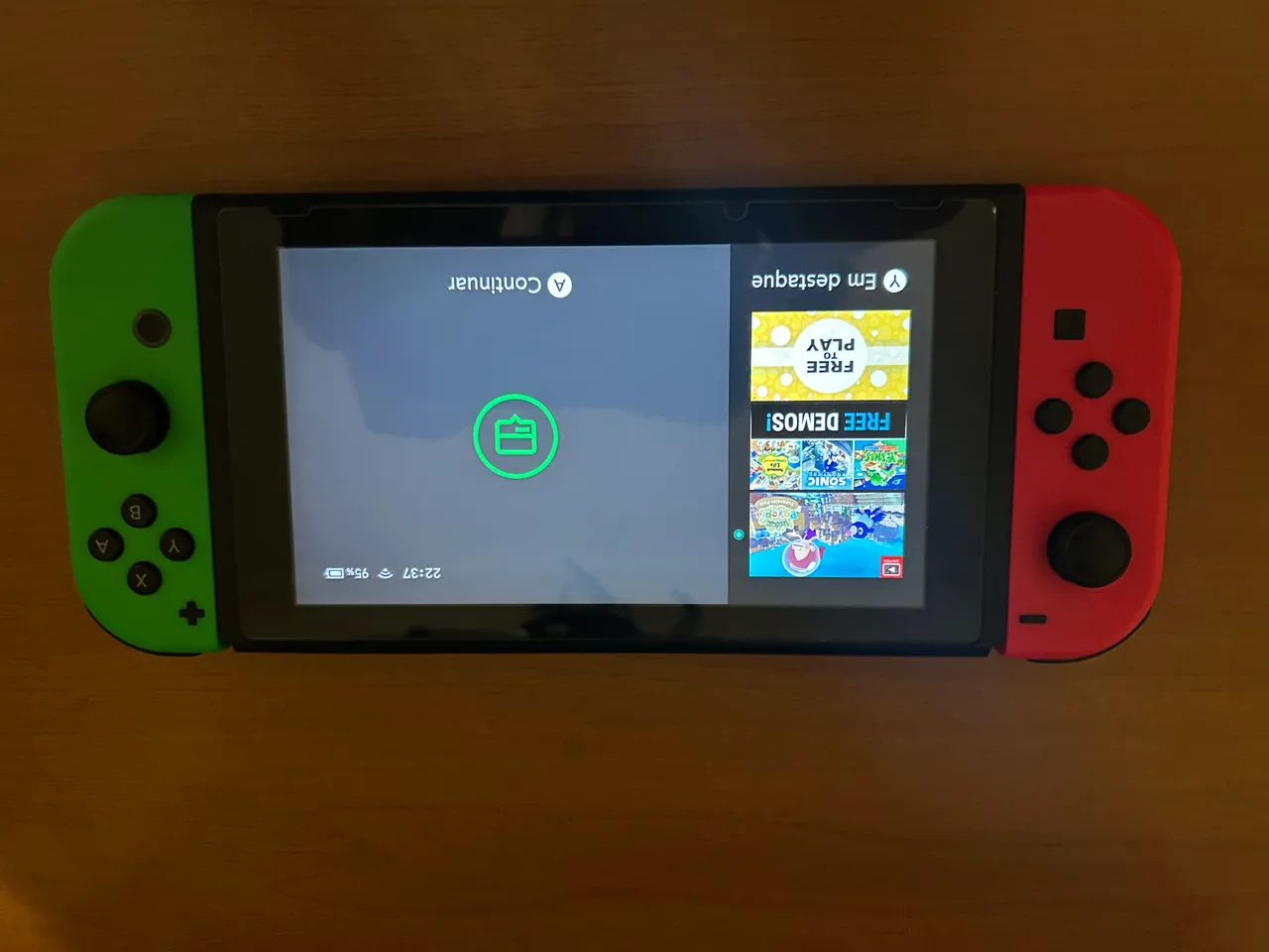 Nintendo Switch 1 v2 + acessórios 