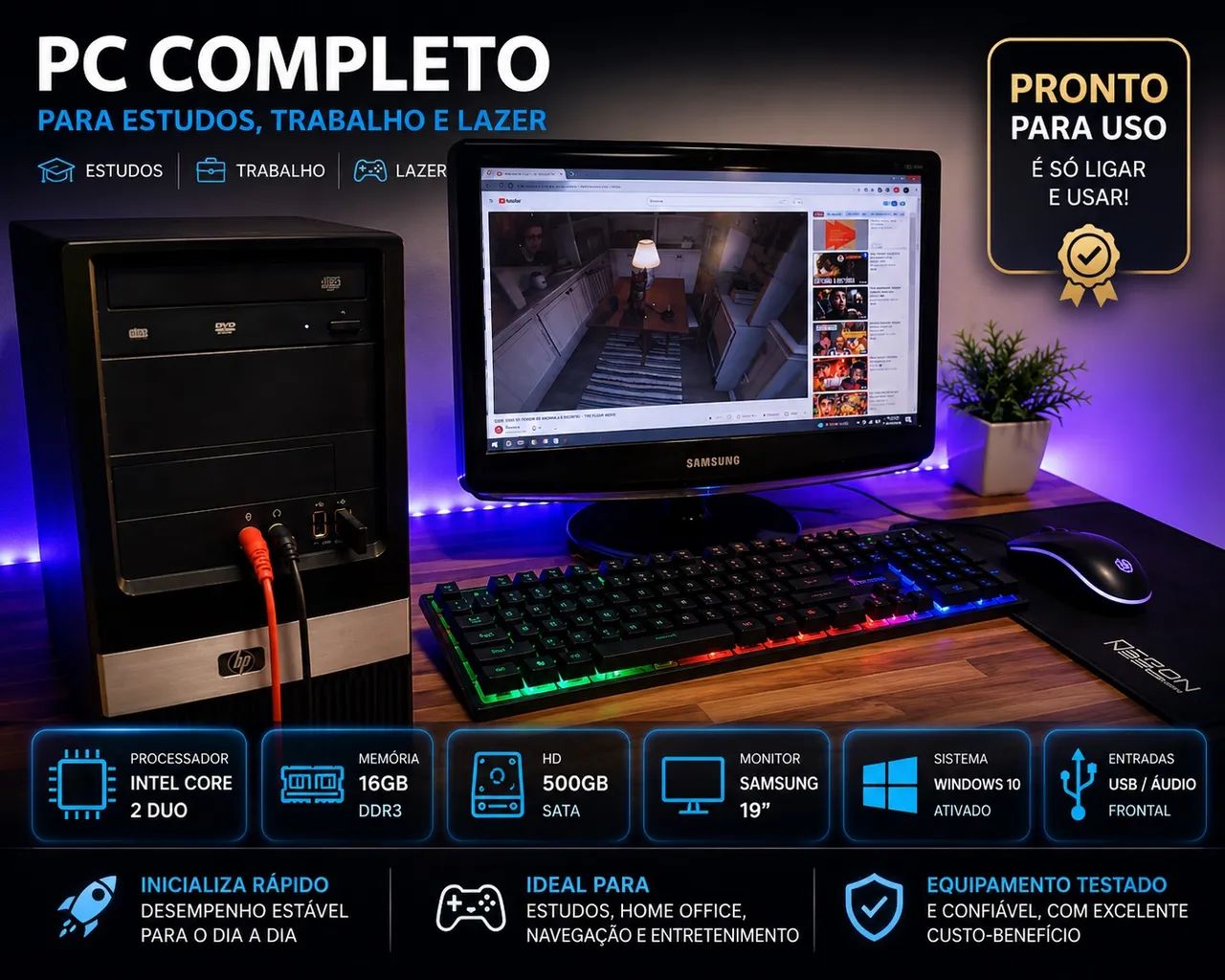 PC Completo 16G