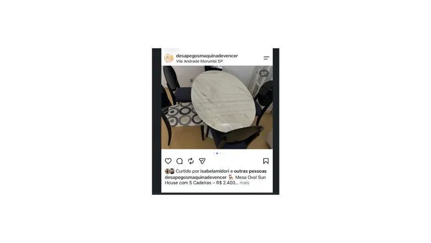 mesa de sala de estar marmore branco