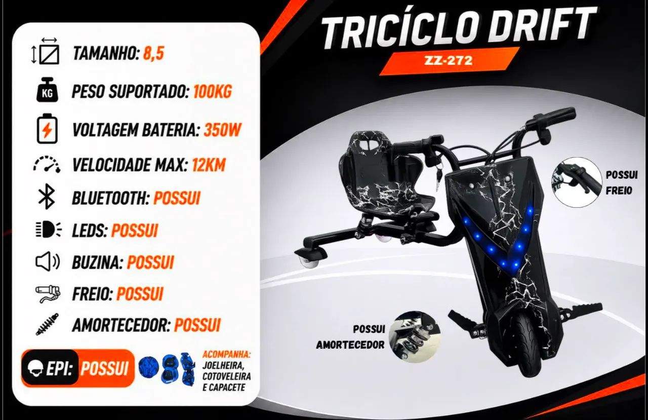 Triciclo Drift  - Foto 5