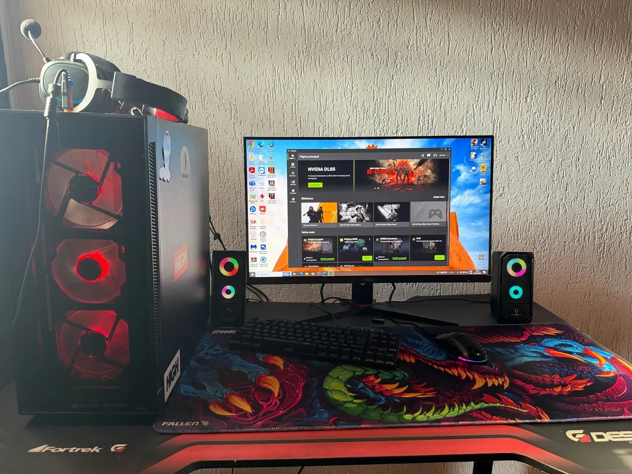 VENDE-SE PC GAMER COMPLETO COM PERIFÉRICOS 