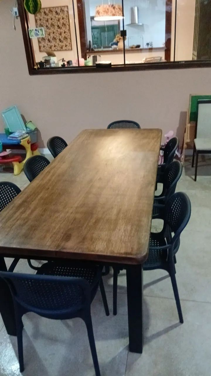 Mesa estilo industrial  - Foto 2