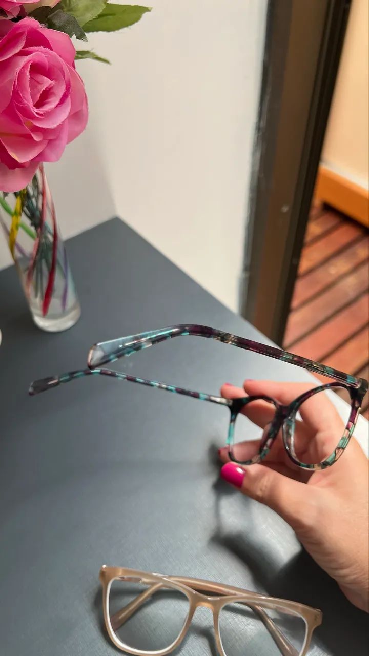 Armação de óculos de grau Acetato - Foto 3
