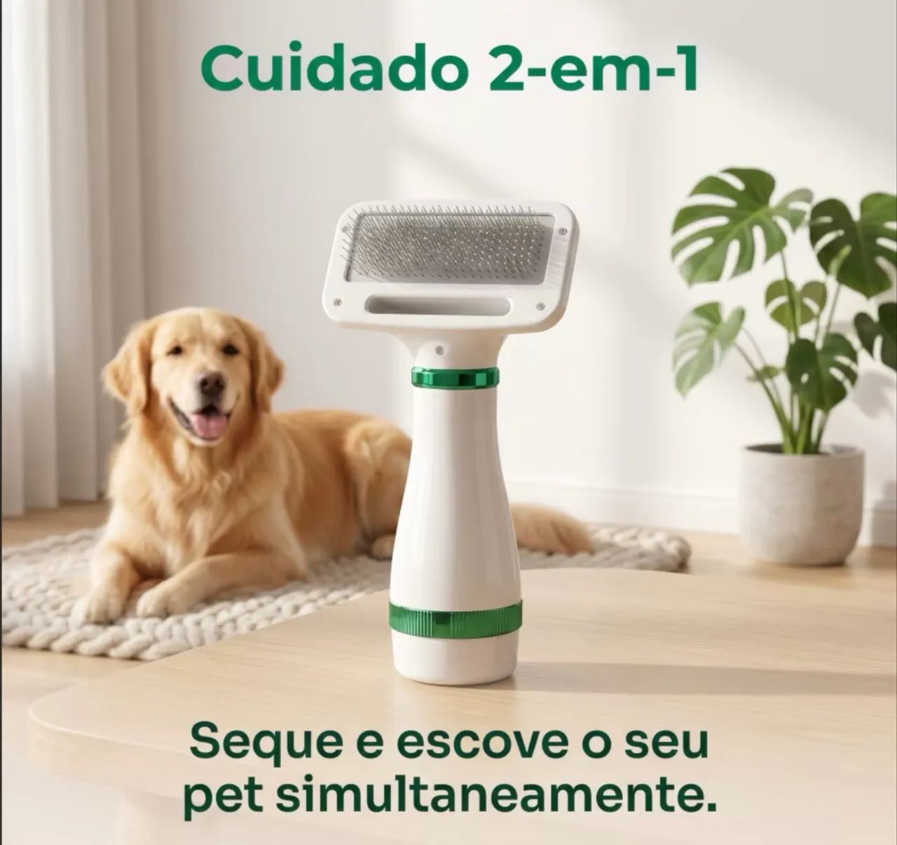 Secador e escova pet 