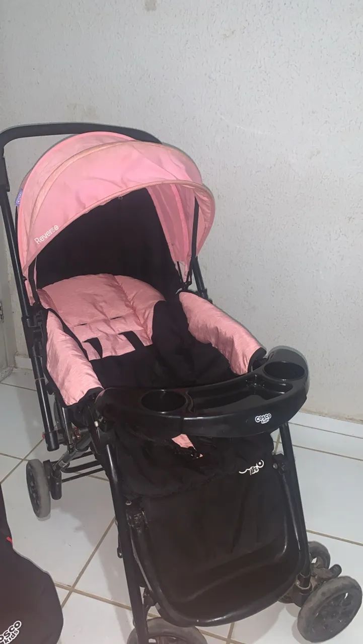 Kit bebê conforto e carrinho de bebê  - Foto 3