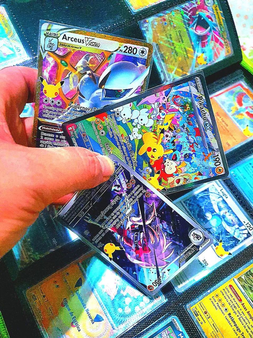 3 Cards Pokémon 30 anos