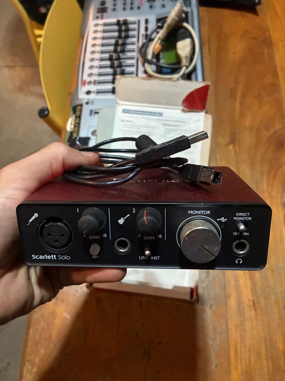 Placa de audio focusrite scarlett solo