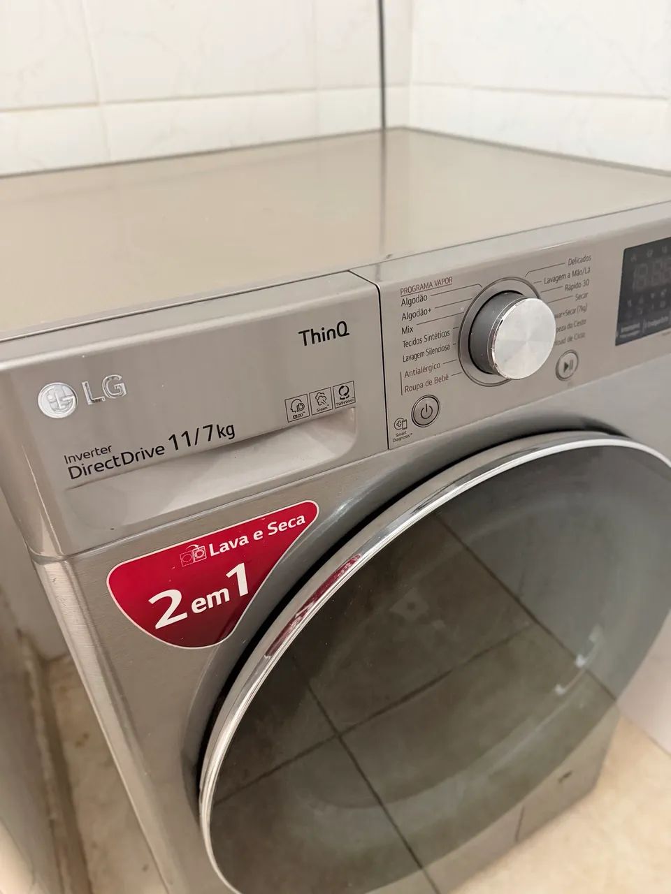 LG Lava e Seca ThinQ Inverter 11 kg - Foto 4