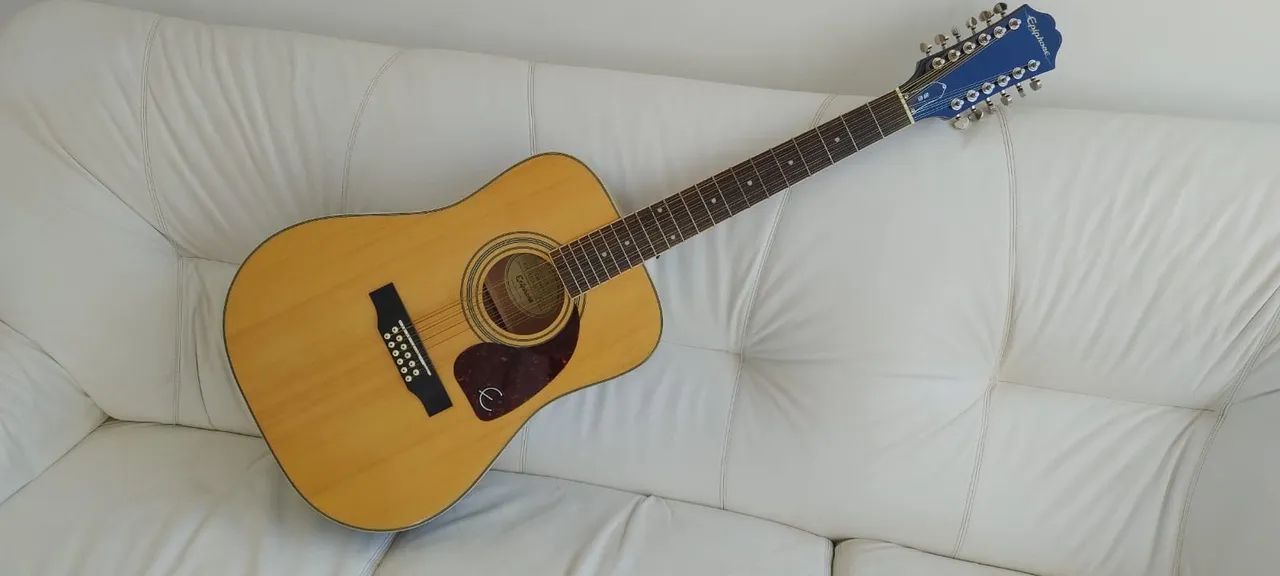 Violão Epiphone 12 cordas + Hardshell case  - Foto 3