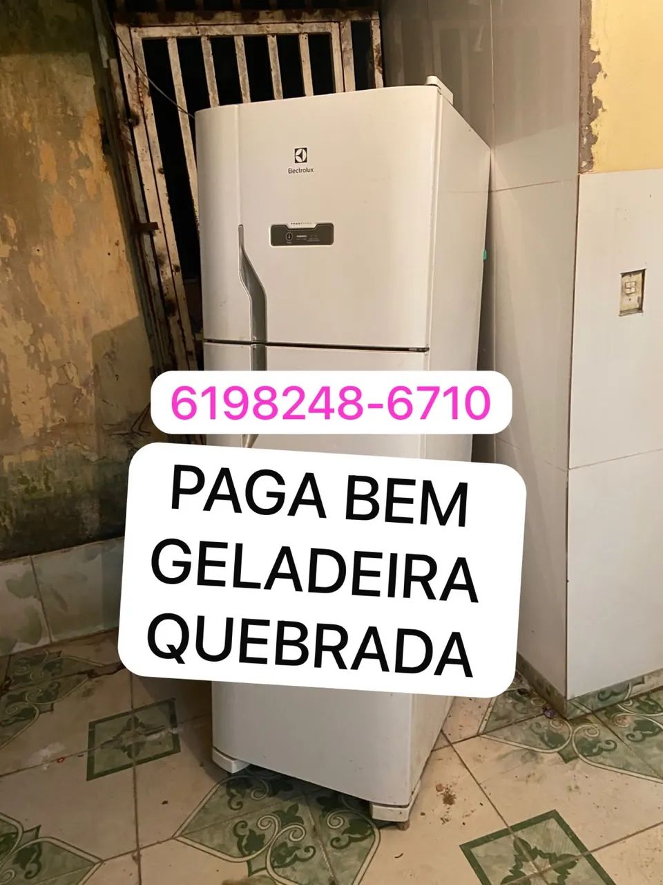 Geladeira. Com DEFEITO compr pag bem