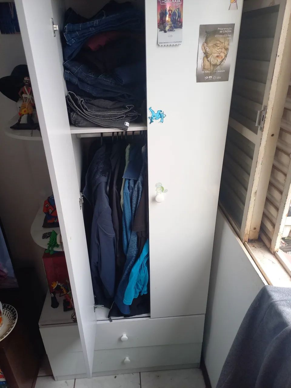 Guarda roupa branco, pequeno - Foto 3