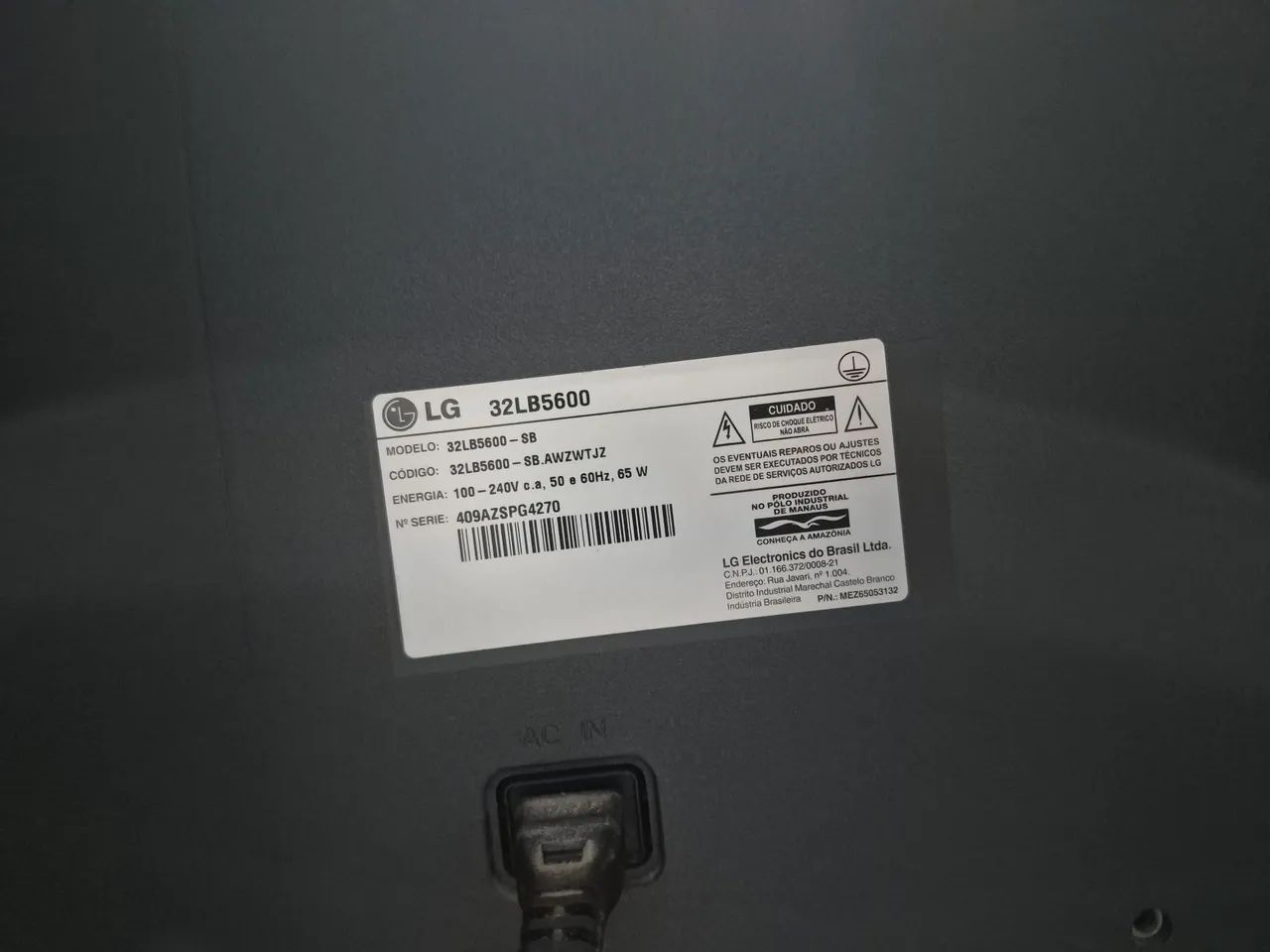 TV LG 32" FULL HD (Não é Smart) - Foto 5