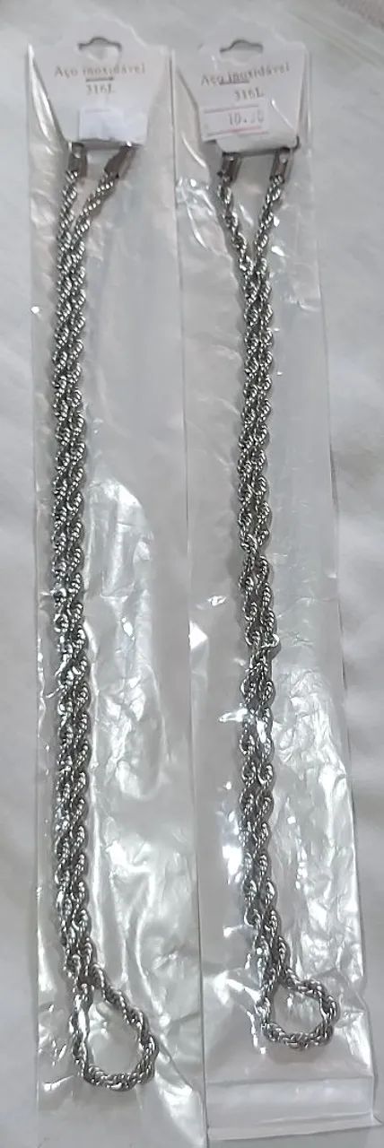 Cordões aço inoxidável novos - Foto 3