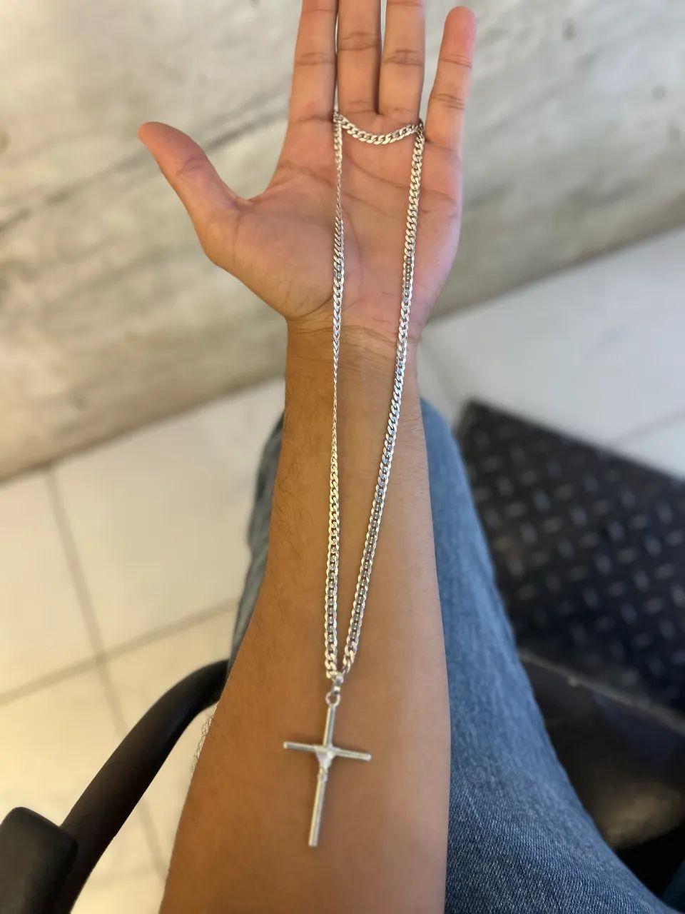 Cordão de prata - Foto 2