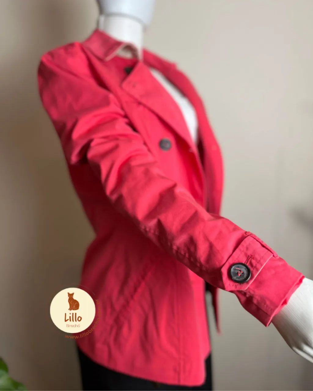 Blazer Transpassado Pink - Only - Foto 5