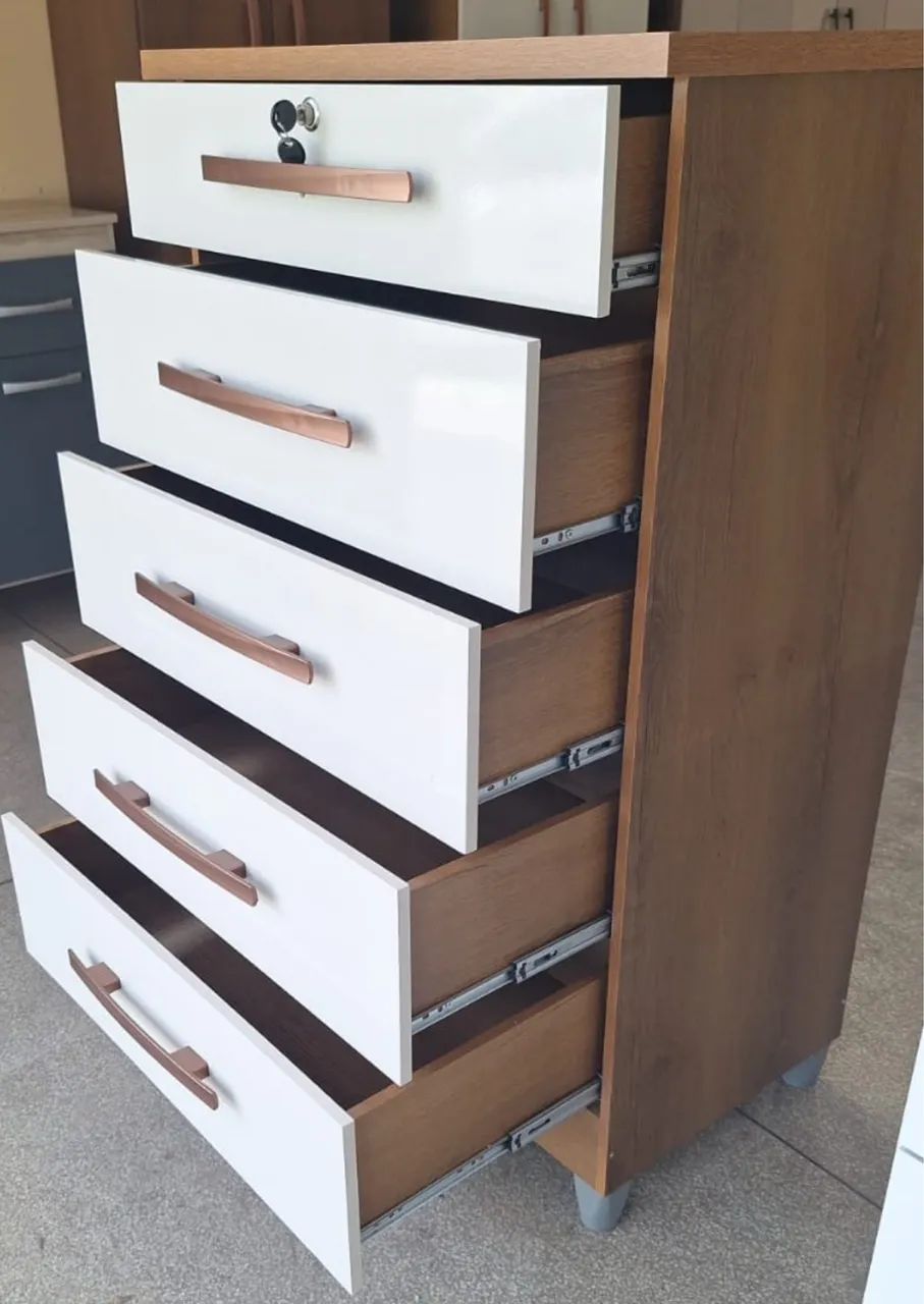 Cômoda Gavetas Nova Pronta Entrega  - Foto 2