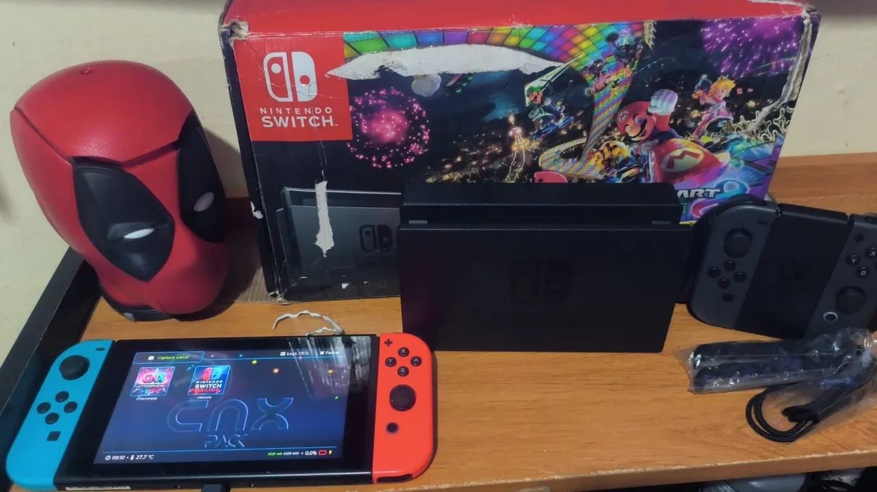 Nintendo switch v2,  256gb , lojas virtuais  - Foto 3