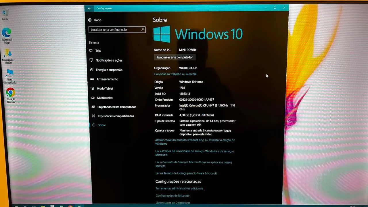 Mini PC10W com teclado e mouse e Windows 10  - Foto 3
